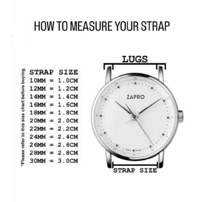 20mm CafeHide (Padded) Leather Watch Strap with Butterfly Clasp