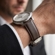 18mm | 20mm | 22mm Choco Brown Leather Watch Strap